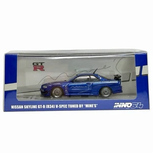 1/64 INNO INNO64 Nissan Skyline GTR R34 V-Spec Tuned MINES IN64-R34VS-MINES-BL - Picture 1 of 3