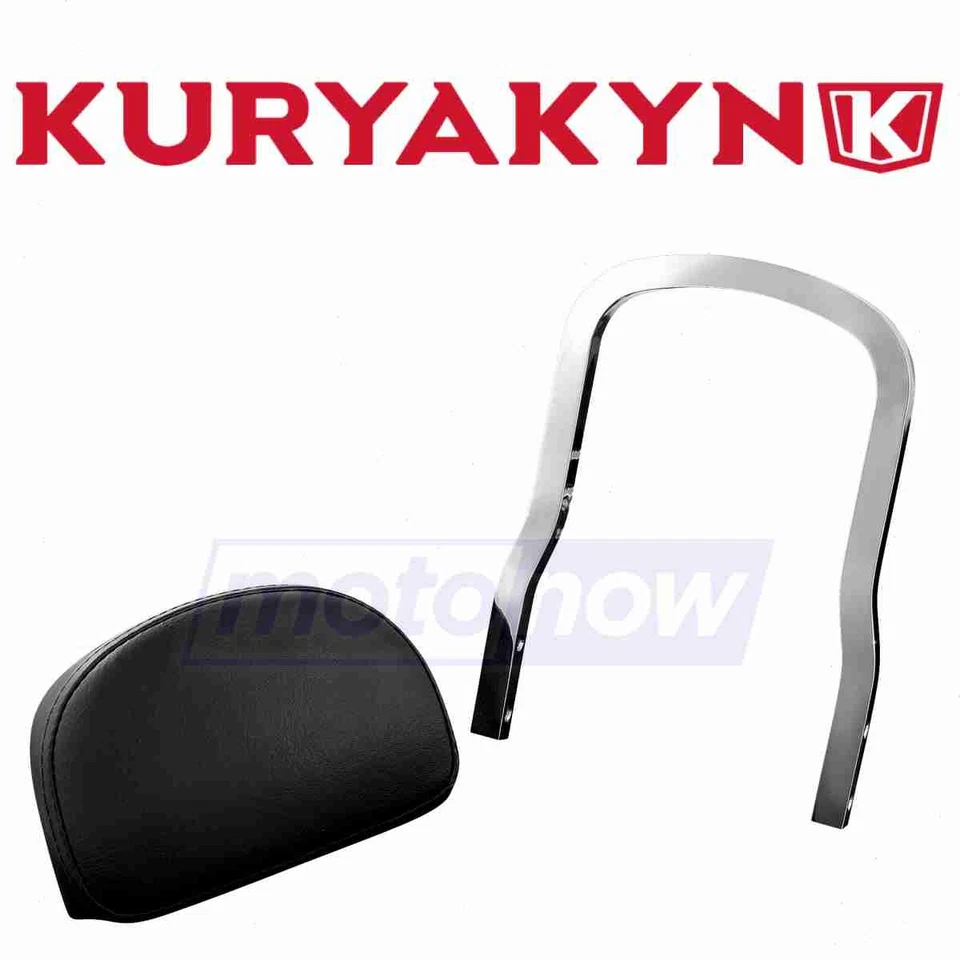 Kuryakyn Backrest Pad for Plug-N-Play Sissy Bar Mount for 2010-2015 Honda qk Foto 1 de 4