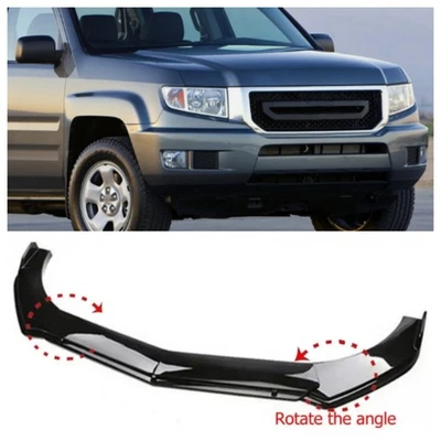 For Honda Ridgeline Front Bumper Lip Splitter Spoiler Body Kit Lower Chin US Foto 1 de 4