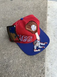 Vintage New Deadstock Philadelphia Phillies Twill Graffiti Catch SnapBack Hat - Picture 1 of 6