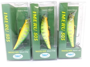Grande trota Tim Koimel S 015 Shart Yamame argento per marchio set di 3 ¥... - Foto 1 di 3