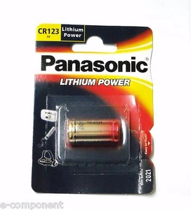 Battery 3V Lithium PANASONIC CR123A for BENTEL SENSOR AMC20 AMC30 - Picture 1 of 1