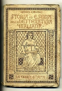 Enrico Carrara#STORIA ED ESEMPI DELLA LETTERATURA ITALIANA#VOL.I#Signorelli 1919 - Picture 1 of 1