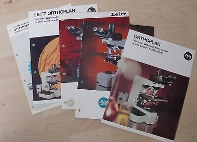 Ernst Leitz Wetzlar Orthoplan 5 Brochures • 20€