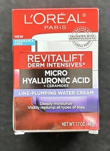 💧 L'Oreal Revitalift Water Cream 1.7oz | Hyaluronic Acid + Ceramides 💦 - Picture 1 of 5