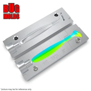 Cebo Hágalo Usted Mismo Molde de Pesca Cebos de Plástico Suave Señuelo Plastisol Lubina Torneo DFin - Imagen 1 de 3