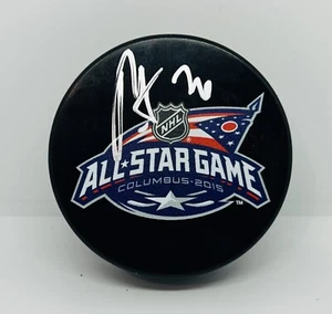 Patrik Elias Signed 2015 All Star Puck New Jersey Devils - Picture 1 of 1
