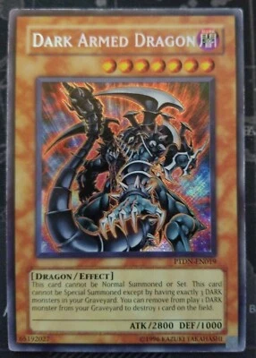 Dark Armed Dragon PTDN-EN019 Secret Rare Unlimited Edition Yugioh LP - Image 1 of 2