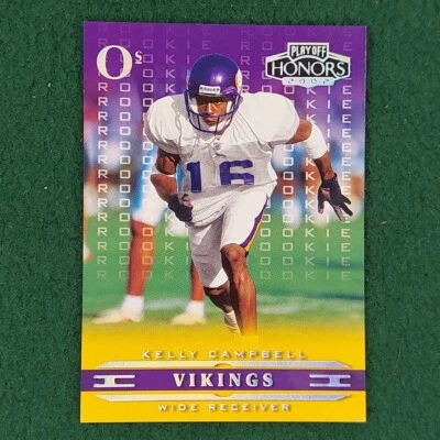 Kelly Campbell 2002 Playoff Honors O's ROOKIE Football Card #149 serial # 39/50 - Image 1 of 4