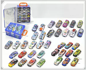Deluxe Mini Diecast Car Set with Collector's Tin – 18-Piece Assortment - Picture 1 of 7