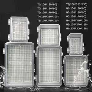 12 Sizes Waterproof IP67 ABS Project Enclosure Case Wiring Junction Box Case New - Picture 1 of 19