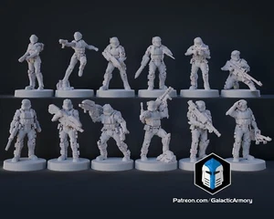 Heavy Shock Troopers - Extinction Flashpoint - Sci-fi - Xenos Rampant - Picture 1 of 1