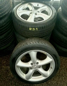 Mercedes W203 C-Klasse W209 CLK Sommerreifen Alu Kompletträder 245/40 R17 #91 - Bild 1 von 11