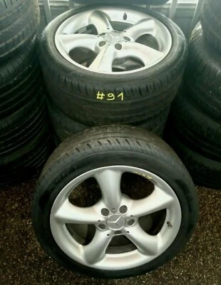 Mercedes W203 C-Klasse W209 CLK Sommerreifen Alu Kompletträder 245/40 R17 #91 - Bild 1 von 4