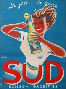 BELLENGER JACQUES ET PIERRE - SUD BOISSON GAZEIFIEE 1959 - Picture 1 of 1
