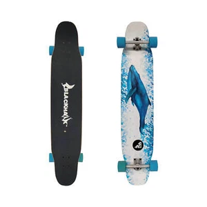 BLACKHAWK 46 x 9" 7ply Canadian Maple Deck ABEC7 Dancing Long Cruiser Skateboard - Picture 1 of 3