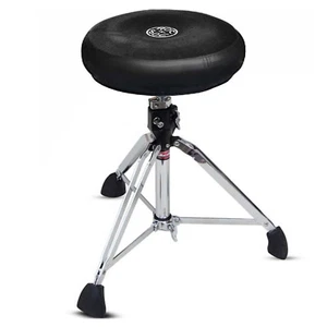 Taburete de percusión Roc-n-Soc redondo negro con parte inferior - Imagen 1 de 3
