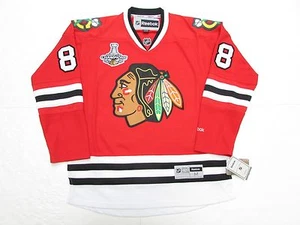 PATRICK KANE CHICAGO BLACKHAWKS HOME 2015 STANLEY CUP CHAMPIONS REEBOK JERSEY - Picture 1 of 3