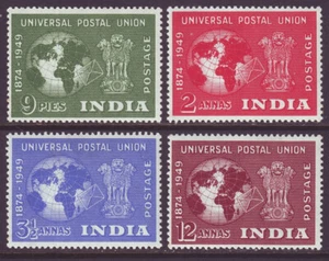 India 1949 SC 223-226 MH Set UPU - Picture 1 of 2