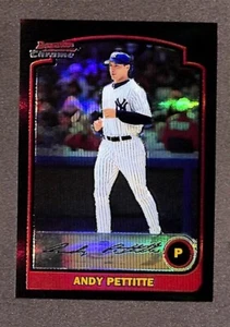 2003 Bowman Chrome Refractor #43 Andy Pettitte - Picture 1 of 3