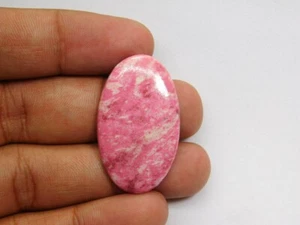 100 % natürlicher rosa Thulit Cabochon loser Edelstein für Schmuck 48 kt. ME-2829 - Bild 1 von 3