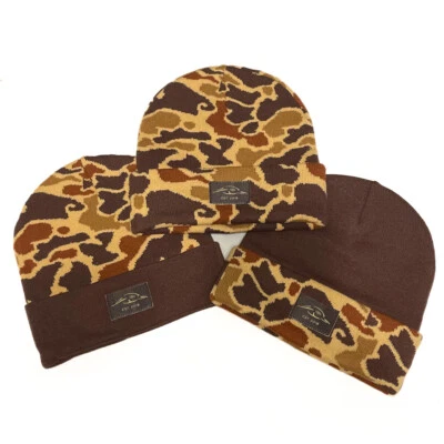 AFW American Flyway Waterfowl Old School Camo Beanie