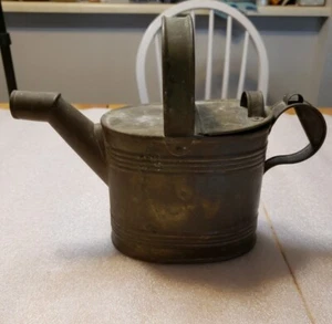 Brass Watering Can British Made 51 Victorian Era Or Early 20th Century - Picture 1 of 7