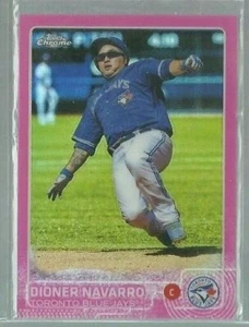 2015 Topps Chrome Pink Refractors #70 Dioner Navarro (ref47035) - Picture 1 of 1