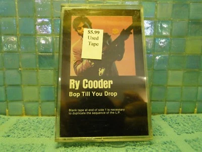 Ry Cooder Bop Till You Drop Cassette Tape TESTED -EXTRA TAPES SHIP FREE - Image 1 of 3