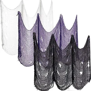 Halloween Creepy Cloth Window Table Door Net Spooky Fancy Dress Party Decor - Picture 1 of 9
