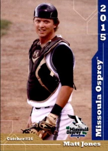 2015 Missoula Osprey Tribüne #12 Matt Jones Arvada Colorado CO Baseballkarte - Bild 1 von 2