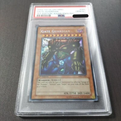 PSA 10 YU-GI-OH GATE GUARDIAN MRD #000 1ST EDITION ASIAN ENGLISH 2002 GEM MT - Image 1 of 4