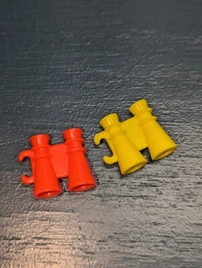 2 Vintage 1993 Camp Barbie Doll Replacement Orange Binoculars Accessory (Ca) - Picture 1 of 2