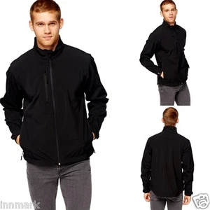 Impermeable de pesca impermeable para hombre chaqueta negra con cremallera talla S M L XL - 801  - Imagen 1 de 5