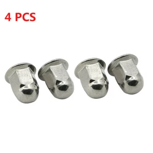 4PCS M8 8mm Dome Head Acorn Cap Nut Hex 0.75inch 13mm For Honda Suzuki Yamaha - Picture 1 of 6