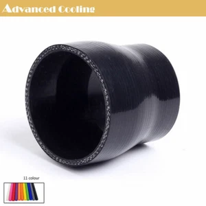 For ID 67MM To 76MM Silicone Straight Intercooler Turbo Hose Black - Imagen 1 de 5
