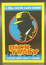 1990 Topps Movie #1 Dick Tracy The Movie Event of Summer 1990