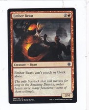 Magic: MTG: Conspiracy: Take the Crown: Foil: Ember Beast