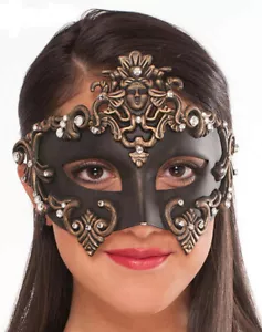 Medieval Fantasy Warrior Goddess Half Mask - Picture 1 of 1