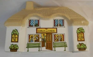 Village Stores by Wade Staffordshire England THE CHALK AND CHEESE SERVER LID 6" - Picture 1 of 9