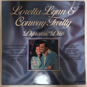 Loretta Lynn Conway Twitty Dynamic Duo LP Vinyl 33 Record Hits Get It On - Picture 1 of 12