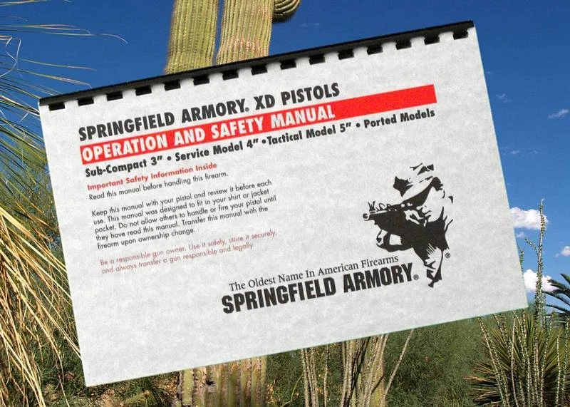 Pistola SPRINGFIELD ARMORY XD 9mm .40 357sig Manual del Propietario Foto 1 de 1