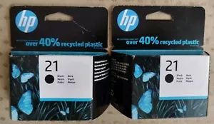 2 x Original HP 21 tintenpatronen C9351A - DE-Kostenloser versand MHD: 2023 - Bild 1 von 6