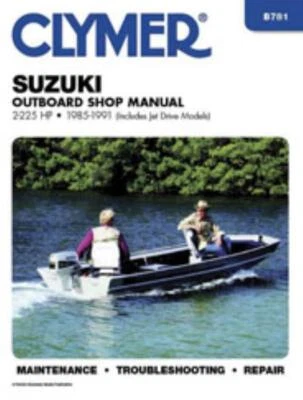 Manuale Suzuki 2-225 HP 2-Stroke Outboard Jet Drives 1985-1991 Officina - Immagine 1 di 4