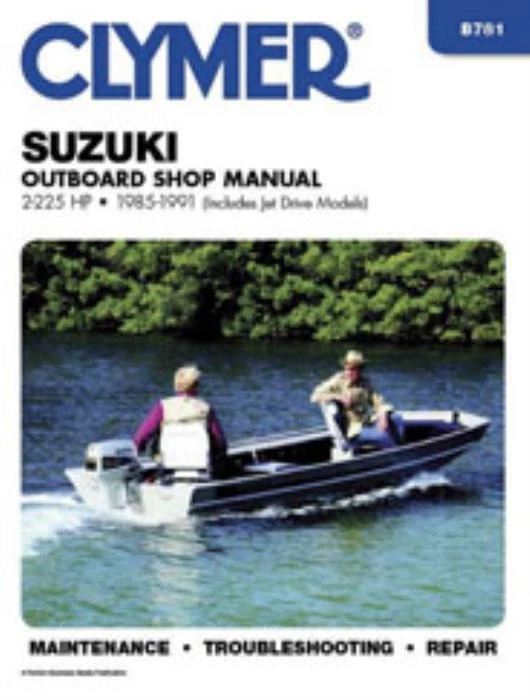 Manuale Suzuki 2-225 HP 2-Stroke Outboard Jet Drives 1985-1991 Officina - Immagine 1 di 4