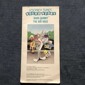 Looney Tunes Sound Story Bugs Bunny in The Big race Book 1989 - Picture 1 of 7