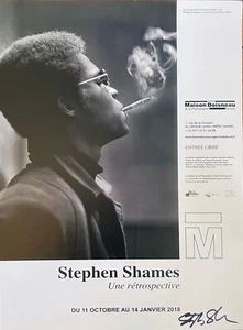 Stephen Shames 2018 Black Panther Maison Doisneau, exhibit poster France  SIGNED - Picture 1 of 1