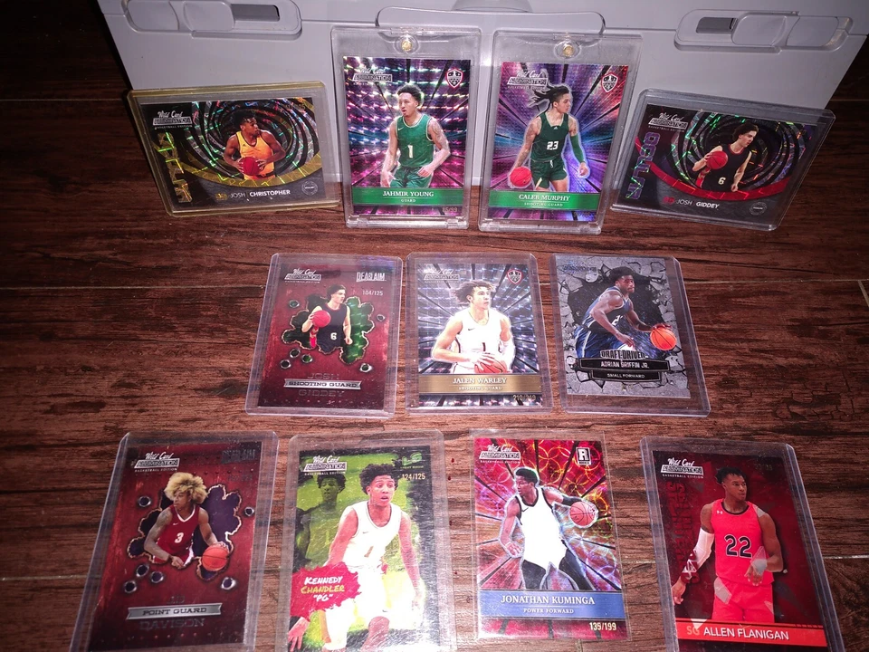 2021-22 Wild Card Alumination NBA Lot-inc Light Show Red #LS-16 Josh Giddey (RC) - Image 1 of 4