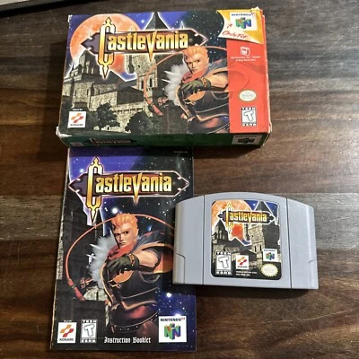 Castlevania (Nintendo 64 N64, 1999) With Box, Manual - Image 1 of 4