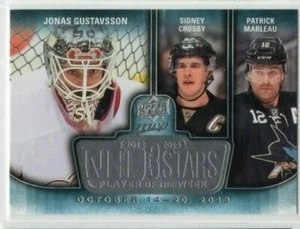 Gustavsson Crosby Marleau 14-15 Upper Deck MVP NHL 3 Stars Player of the Week - Picture 1 of 1